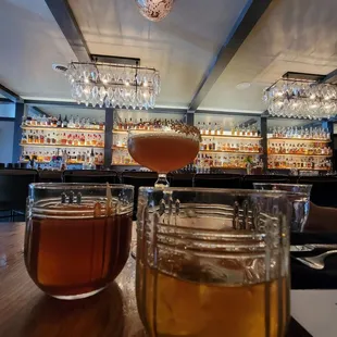 Old fashioned (get figgy with it), JB black n coke, belle of Louisville