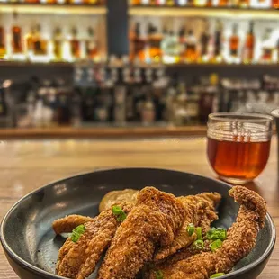 Peppered catfish nuggets