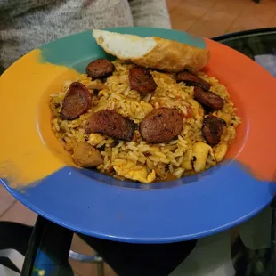 Chicken and sausage jambalaya