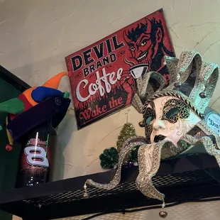 Decor of the restaurant