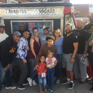 Our team feeding the homeless