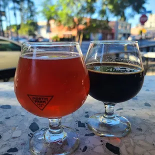 Oddish wine cider with Cabernet franc grapes and Timber ales and Fidens imperial stout: coconut and coffee