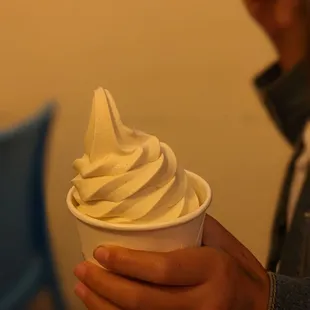 Vanilla soft serve