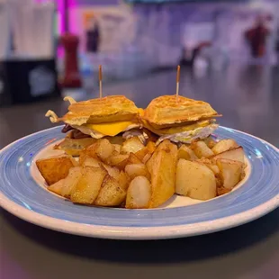 Waffle Breakfast Sandwich