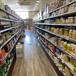 a grocery store aisle