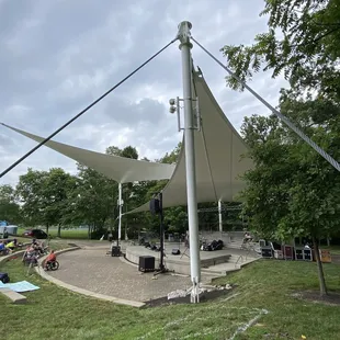 Springboro's Summer Concerts - tonight's a Bon Joci cover band.