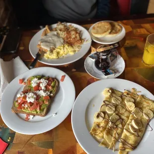Nutella Crepes North Point Avocado Toast Chicken Fried Steak &amp; Eggs Orange Juice