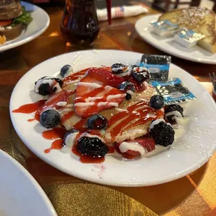 Berry Glaze Pancakes