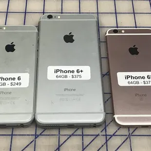 We have iPhones for sale! 7/31/2017