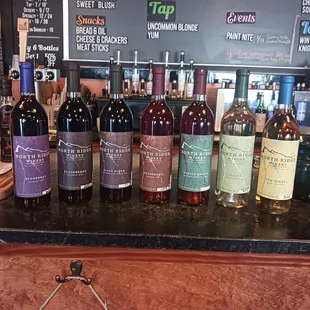 25 wine Varieties available for tasting and Purchase