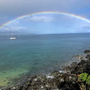 Rainbow over the bay