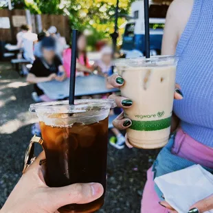 Iced Kona coffee