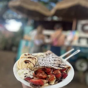 crepes, food
