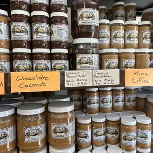 jars of peanut butter