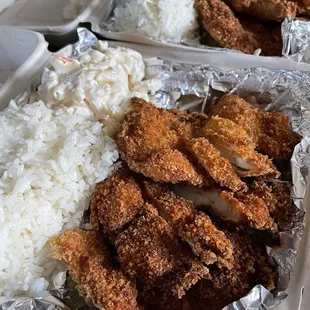 Double Chicken Katsu Plates