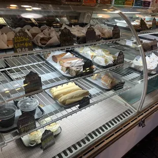 Dessert selection