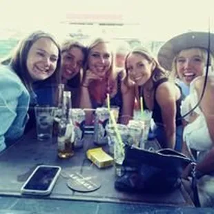 a group of women sitting at a table