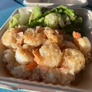 Garlic Shrimp Plate