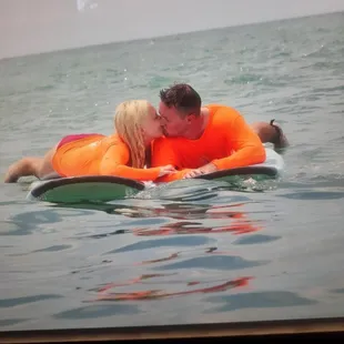 Learning to surf and falling in love at the same time!