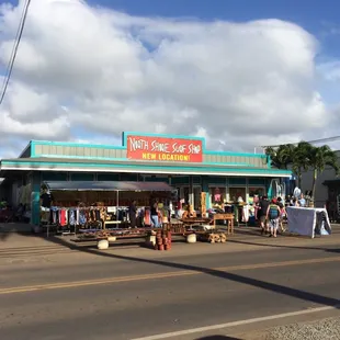 Front of store, taken from across the street.