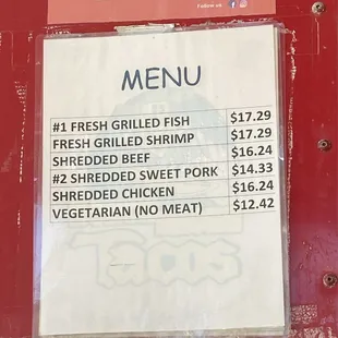 Prices