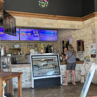 Front counter to place order