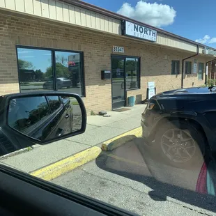 Store front in a strip mall