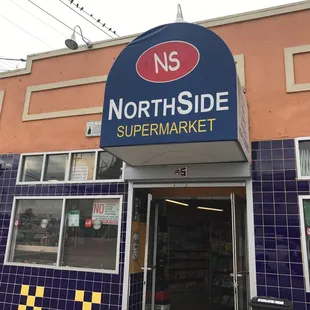 the front of the store