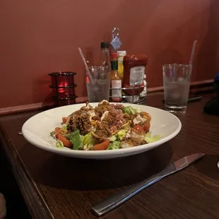 Avocado Chicken tender salad