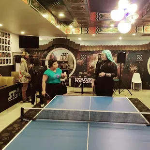 Ping pong and drinks on Thursday nights after 9pm