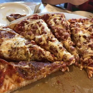 The pizza is out of this world!  Crust made in house daily!