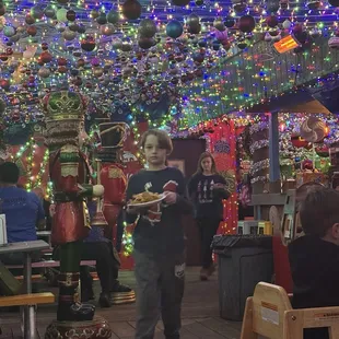 Food,grandson and decorations