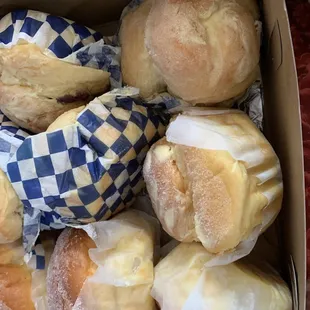 a box of buns