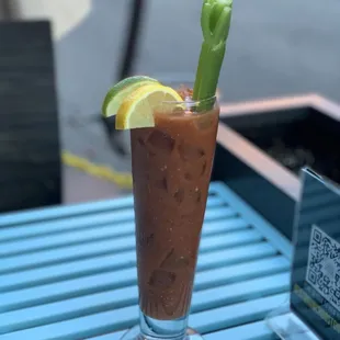 Quite decent Bloody Mary that&apos;s not too salty at all.