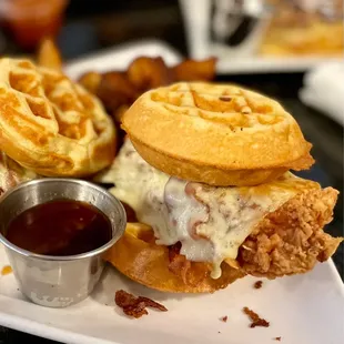 Chicken and Waffle Sliders