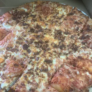 Overdone Pepperoni Pizza