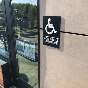 Accessible entrance