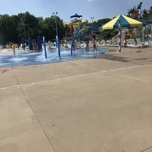 Outdoor water park