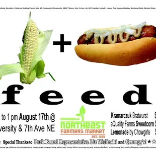 Annual Corn and Brat Feed - August 17th 2013