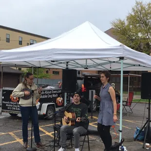 Music and a tap dance performance!