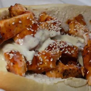 General Tso Chicken Cheesesteak