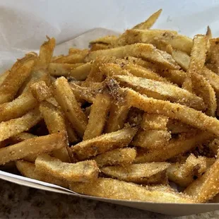 Spicy Fries - almost inedible. More like salty fries. Not spicy at all and extremely salty.