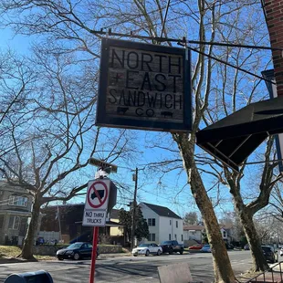 Blue Sky Dark Sign