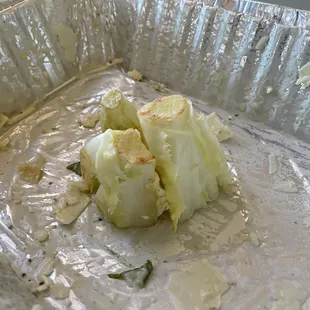 Stop being lazy and cheap. These are throwaway pieces of lettuce stumps in my Caesar salad.