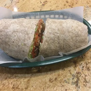 Buffalo chicken wrap