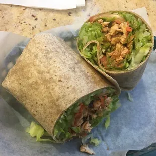 Buffalo chicken wrap