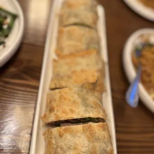 Beef roll- very filling