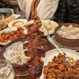 Squid skewer