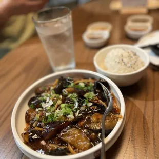 Eggplant with Garlic Sauce and Ground Pork - @rayz