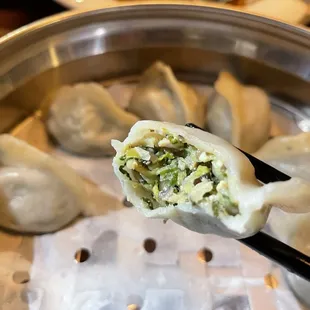 Steamed Vegetarian Dumplings